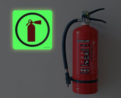 High Performance Photoluminescent Safety Decals
