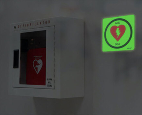 High Performance Photoluminescent Regulatory Signage